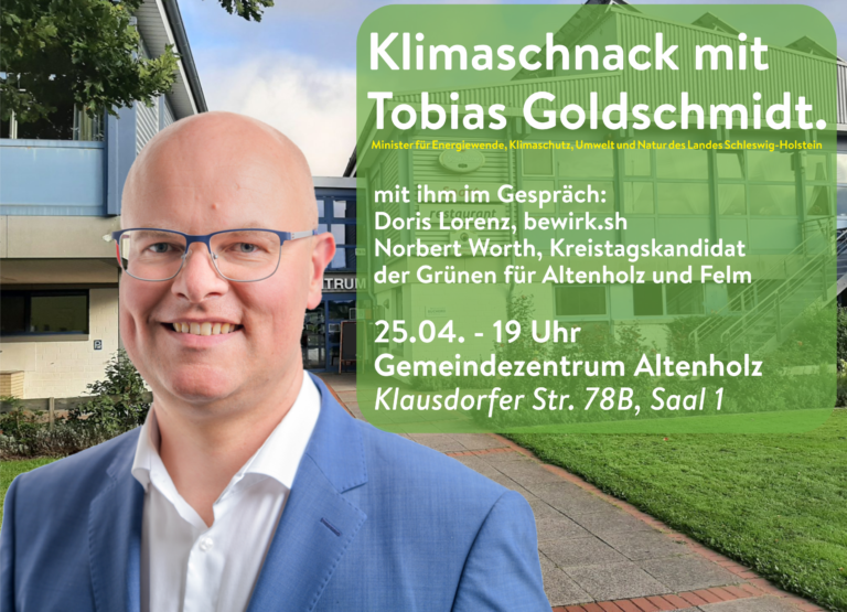 Klimaschnack mit Tobias Goldschmidt