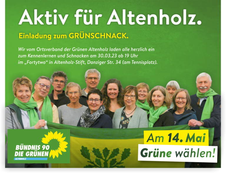 Grünschnack am 30.03.23