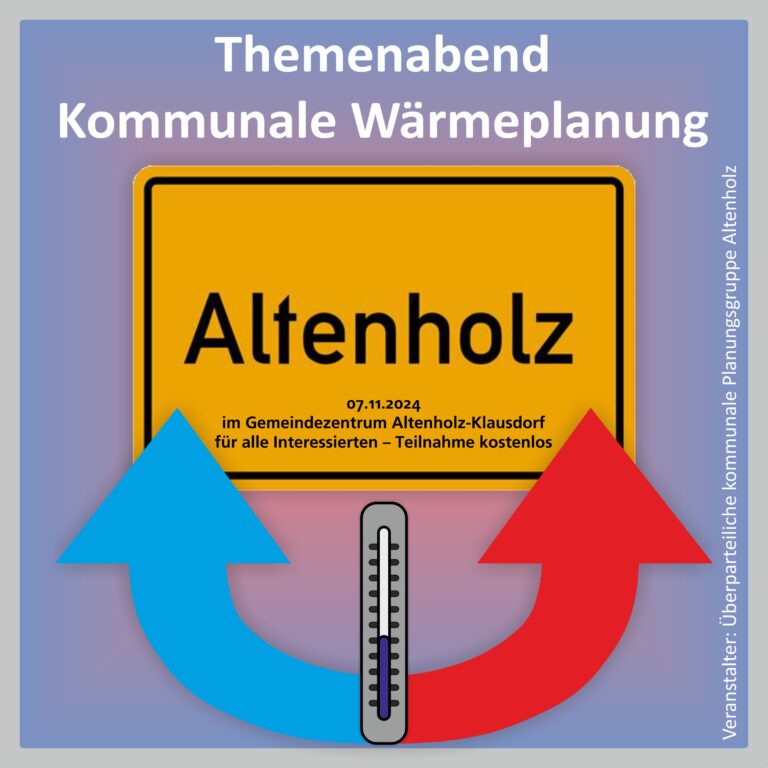 Themenabend Kommunale Wärmeplanung