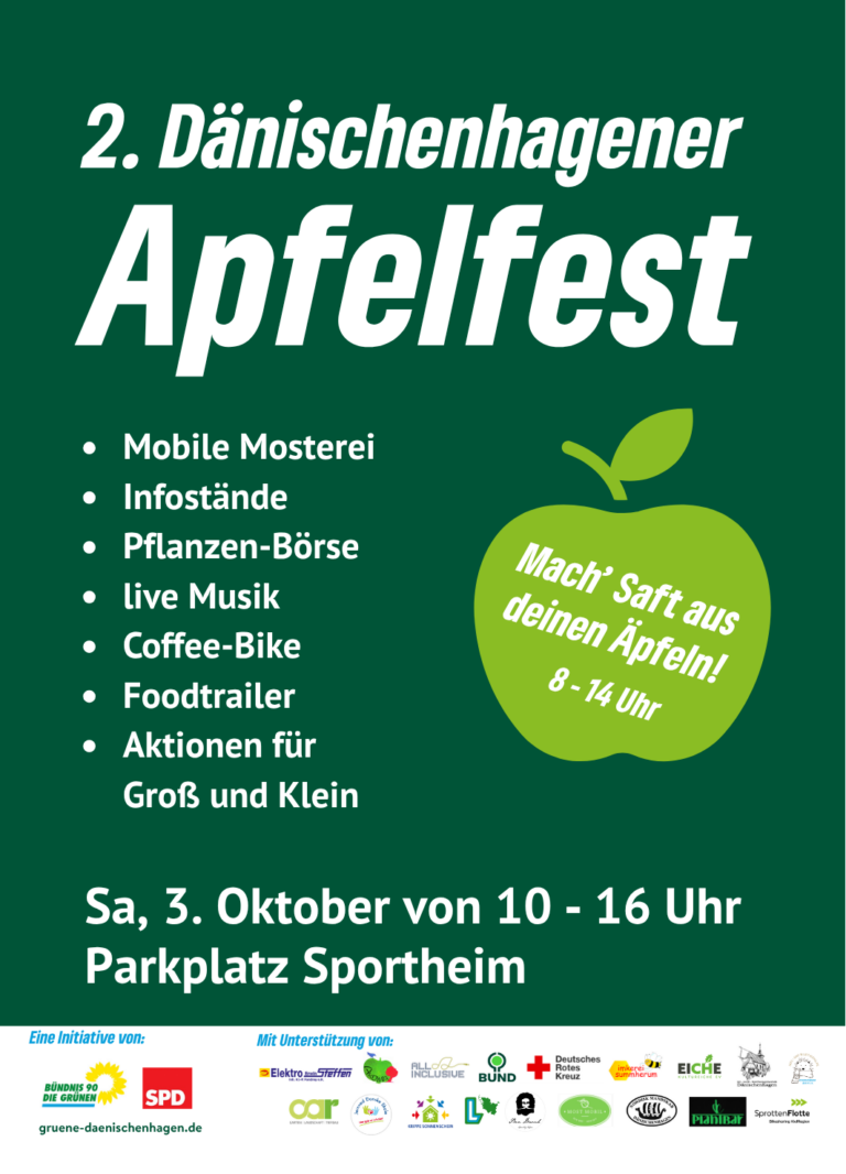 Apfelfest in Dänischenhagen am 03.10.26